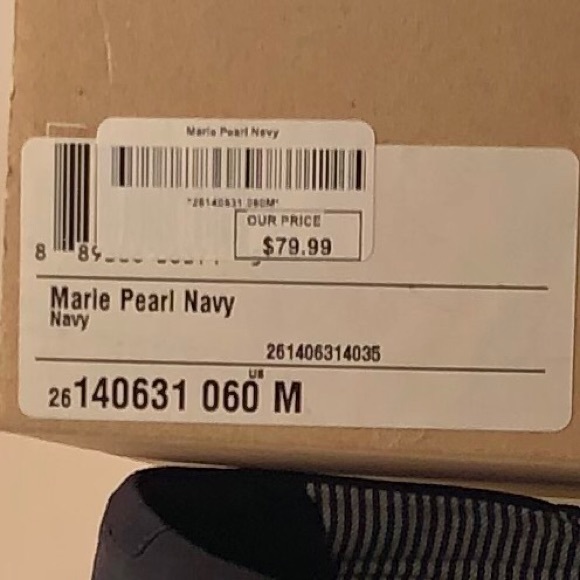 Clarks  Marie Pearl Navy Marine Size 6 - Picture 12 of 12